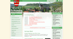 Desktop Screenshot of markt-schondra.de